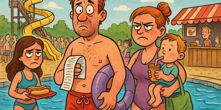 Akvapark v Česku: fronta na tobogán, chlor jako parfém a účtenka dražší než letenka