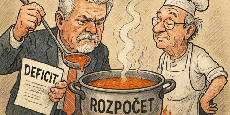 Rozpočet jako guláš bez masa: vláda servíruje polotovar s příchutí deficitu