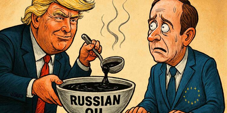 Trump na ropné dietě: Evropo, přestaň tankovat Putinovu polívčičku!