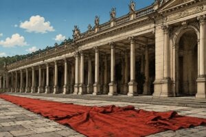 VIP večírek po česku: Luxus odjel domů, díry v kolonádě zůstaly