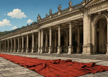 VIP večírek po česku: Luxus odjel domů, díry v kolonádě zůstaly