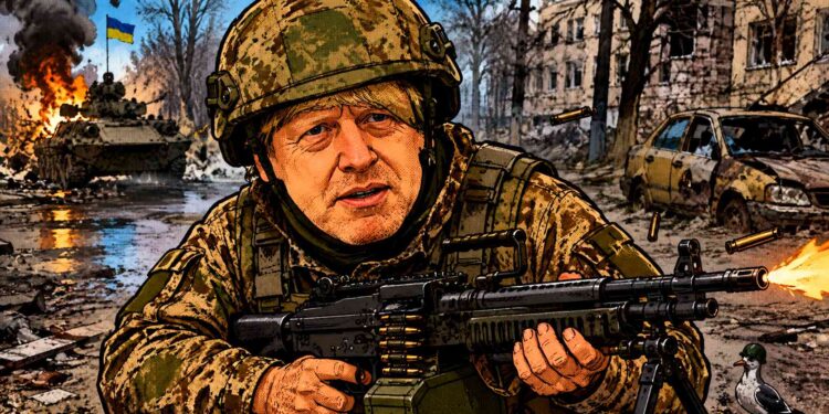 Ať Ukrajina shoří rychle. Berlínský „zkrat“, který Johnson vytáhl na světlo