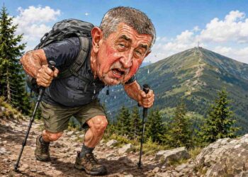 Babiš zdolal Lysou horu. Premiér proměnil tep kolem 160 ve státní událost