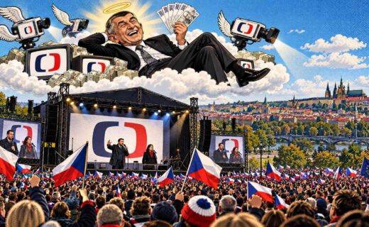 Satira: Babiš sklidil protest. Plná Praha se dostala do světa