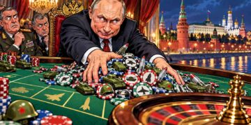 Putin přidává sázky. Kasino jménem Kreml účet neodpouští