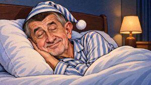Satira: Babiš spal. O poplatcích ČT a ČRo rozhodli bez něj