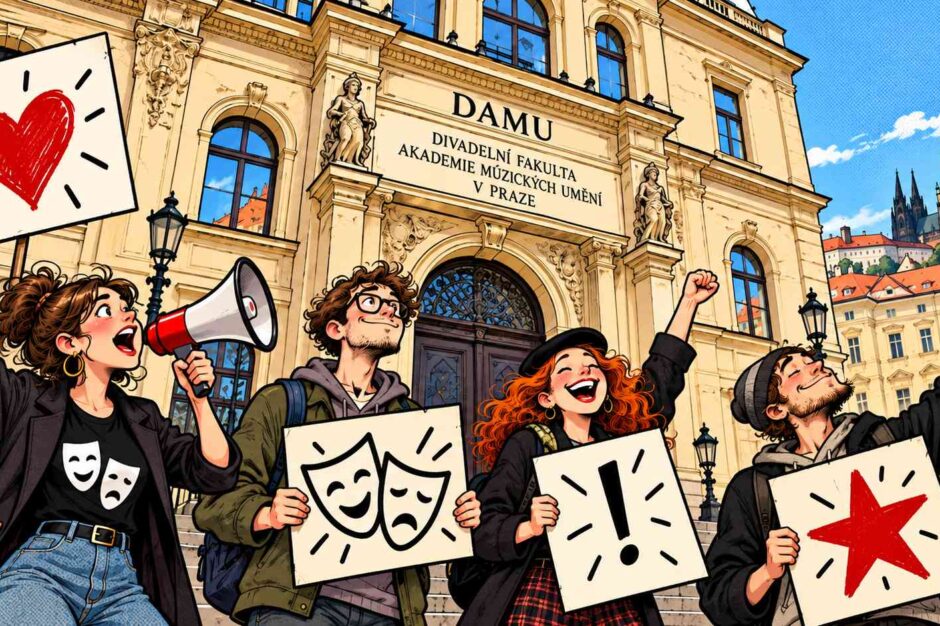Satira: DAMU dala Klempířovi stopku. Hlavní roli má protest!