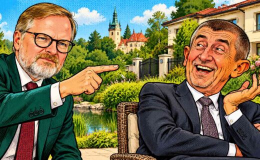 Satira: Babiš chyběl, Okamura dřel. Fiala mu vystavil účet