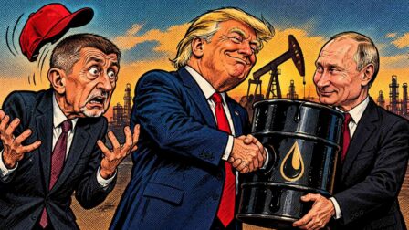Trump podrazil Evropu. Babišovi spadla kšiltovka