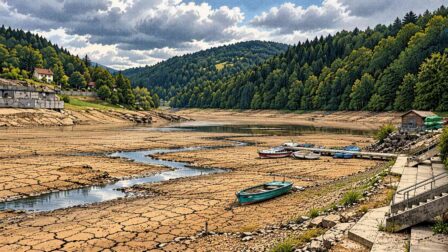 Švýcarsko vyschlo do SOS. Jezero už si píše o pomoc samo