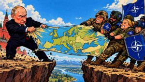 Satira: Putin chce NATO vrátit do roku 1997. Evropa odmítá