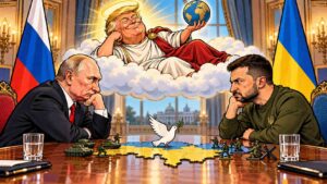 Satira: Trump zase slibuje mír. Putin dál diktuje podmínky