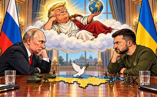 Satira: Trump zase slibuje mír. Putin dál diktuje podmínky